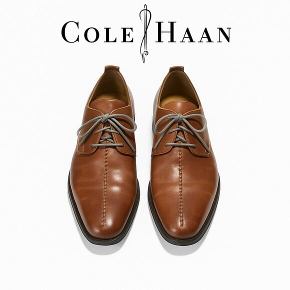 Cole Haan Split Toe Leather Oxford Sz. 9.5 - Picture 3 of 6